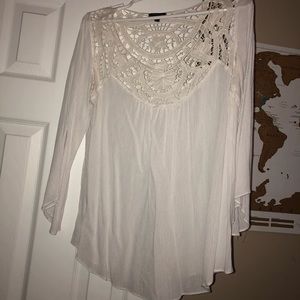 White lace top